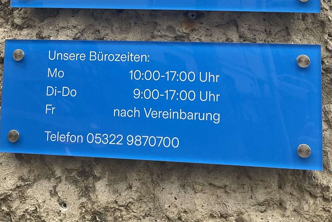 Unsere Öffnungszeiten