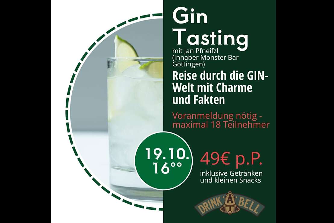 Plakat Gin Tasting