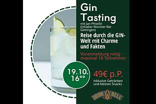 Plakat Gin Tasting