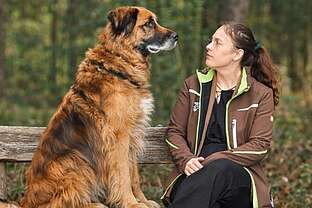 Ich mit meinem Hund