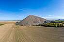 Abraumhalde Bergbaulandschaft Mansfelder Land