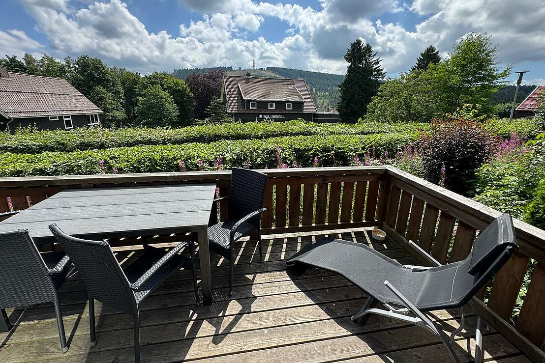 Terrasse mit Ausblick Terrasse mit Ausblick