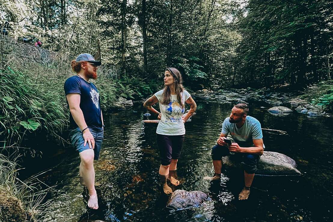 mit allen Sinnen wahrnehmen 
