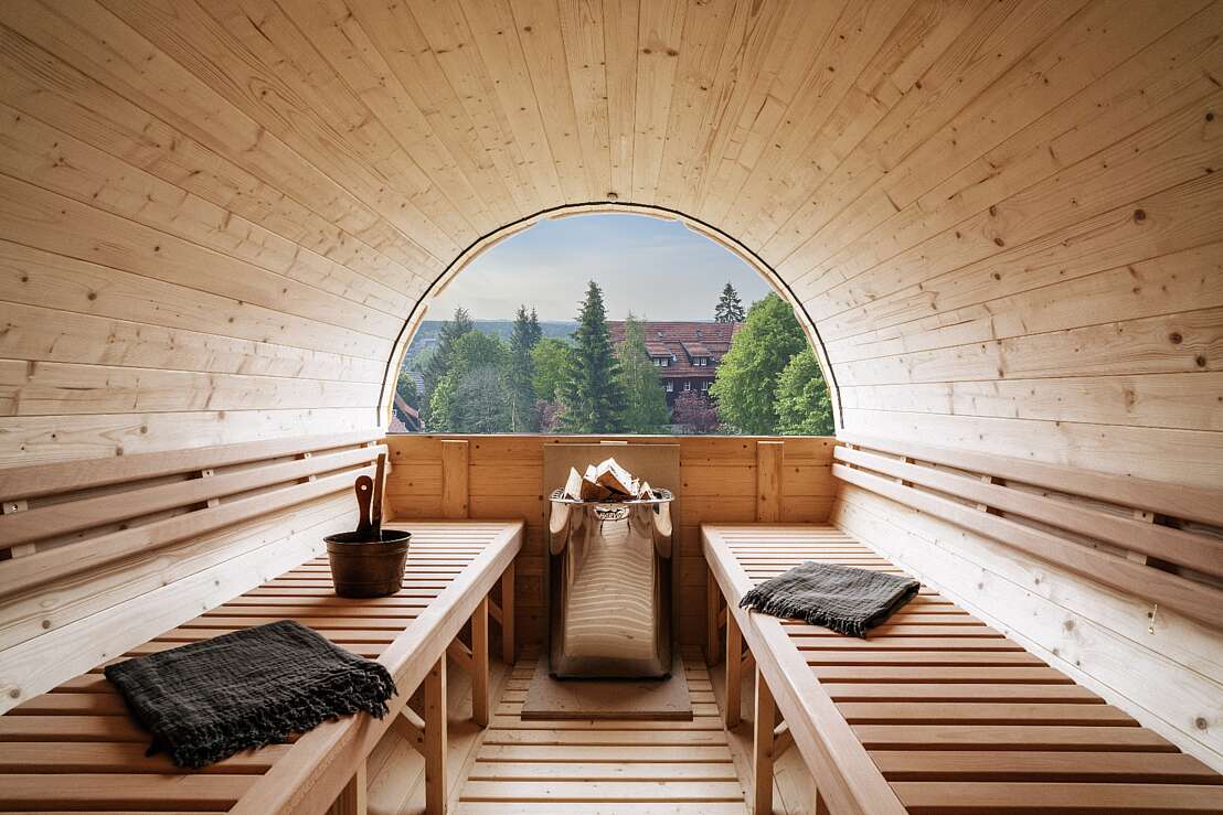 The Hearts Hotel - Fasssauna - Innen