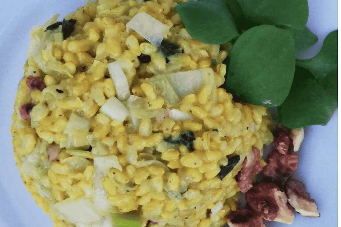 Wirsing-Walnuss-Risotto