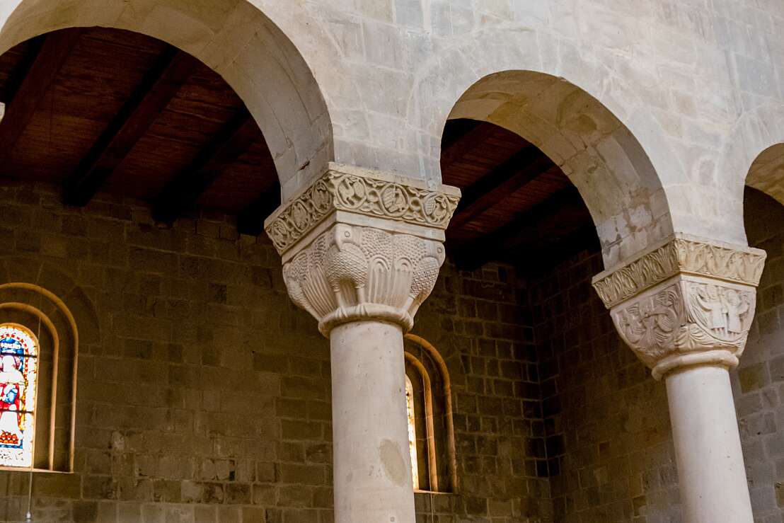 Säulen in der Stiftskirche St. Servatii