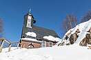 Dorfkirche Trautenstein im Winter