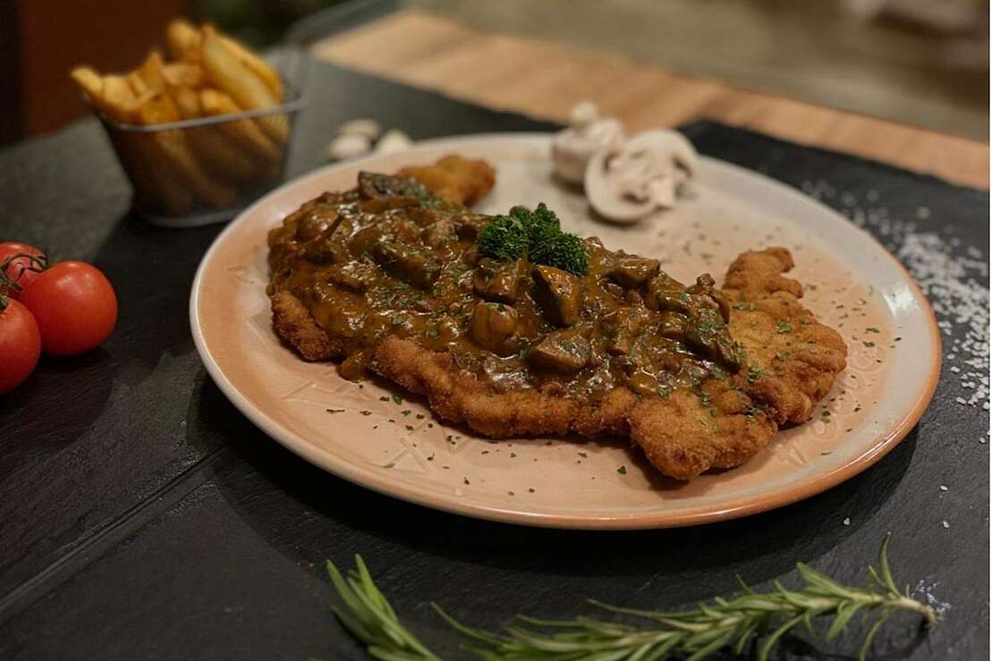Schnitzel Jägerart Schnitzel Jägerart