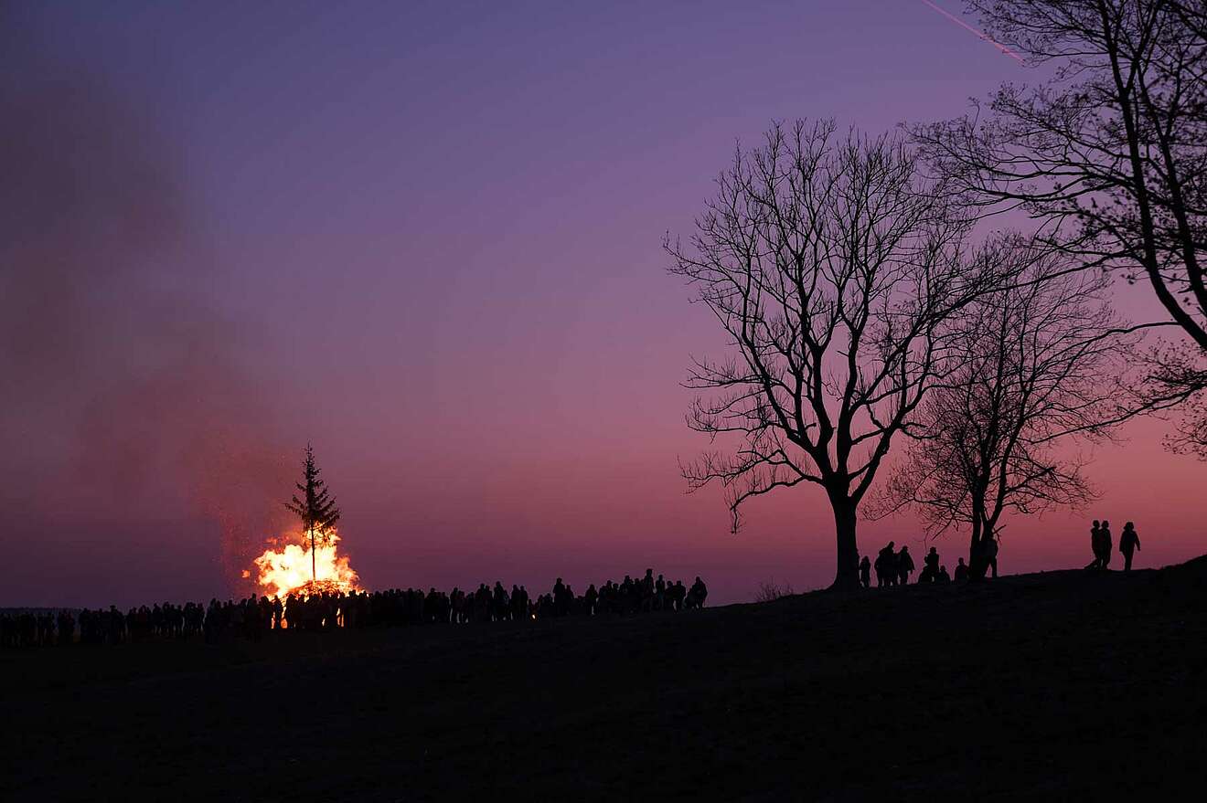Osterfeuer in St. Andreasberg