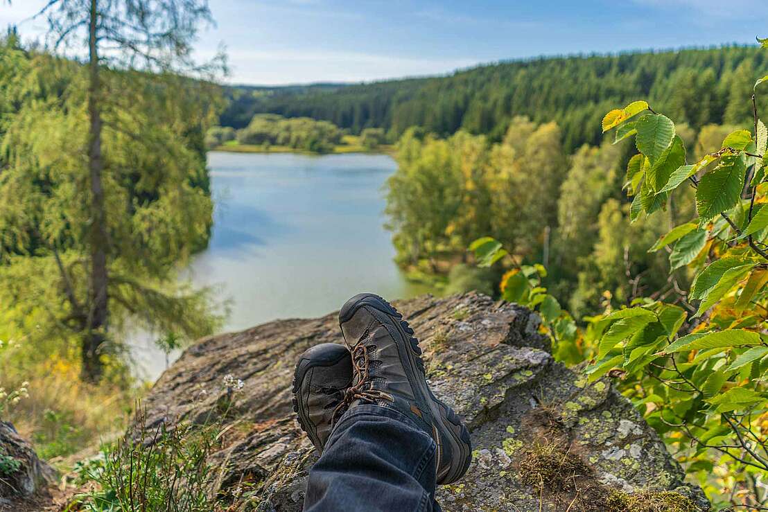 Pause am Stausee