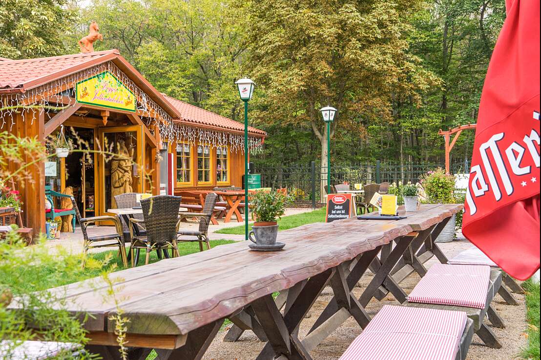 Außenbereich, Biergarten Eingangsbereich