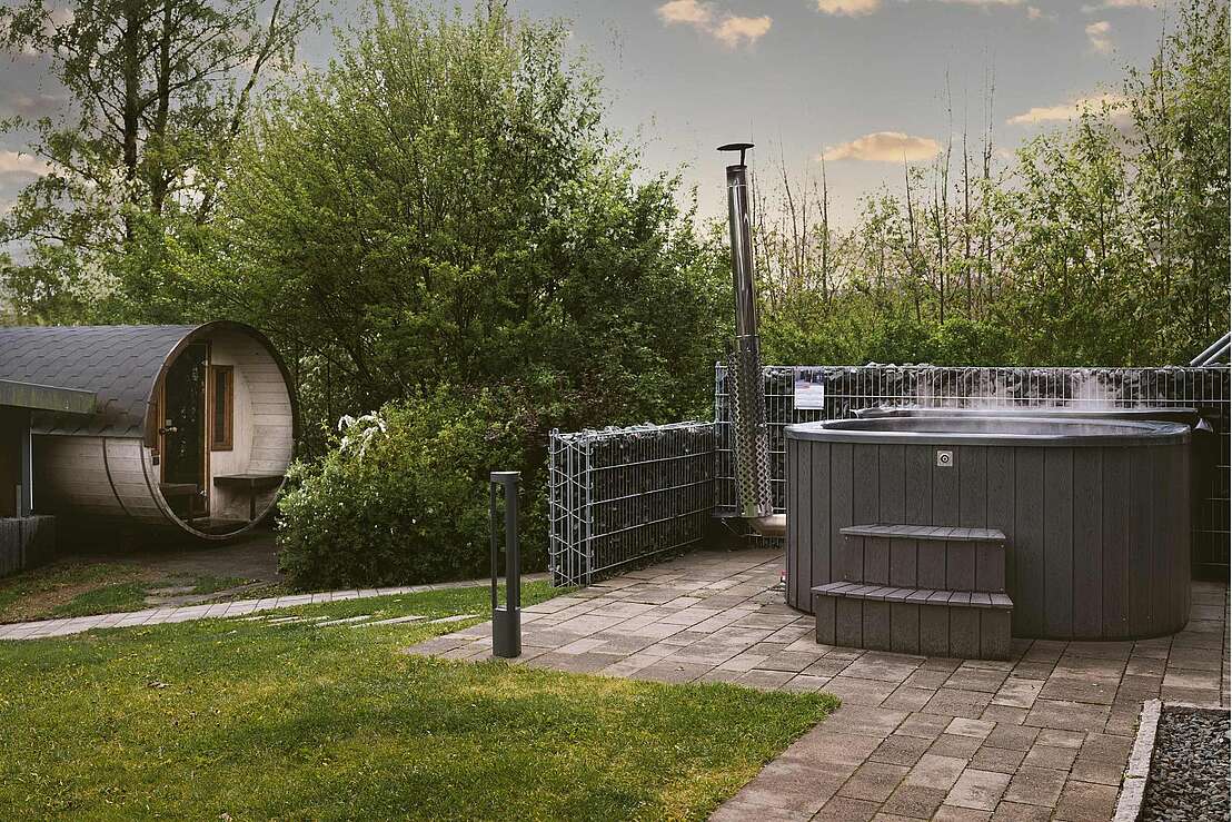 Hot Tub und Sauna