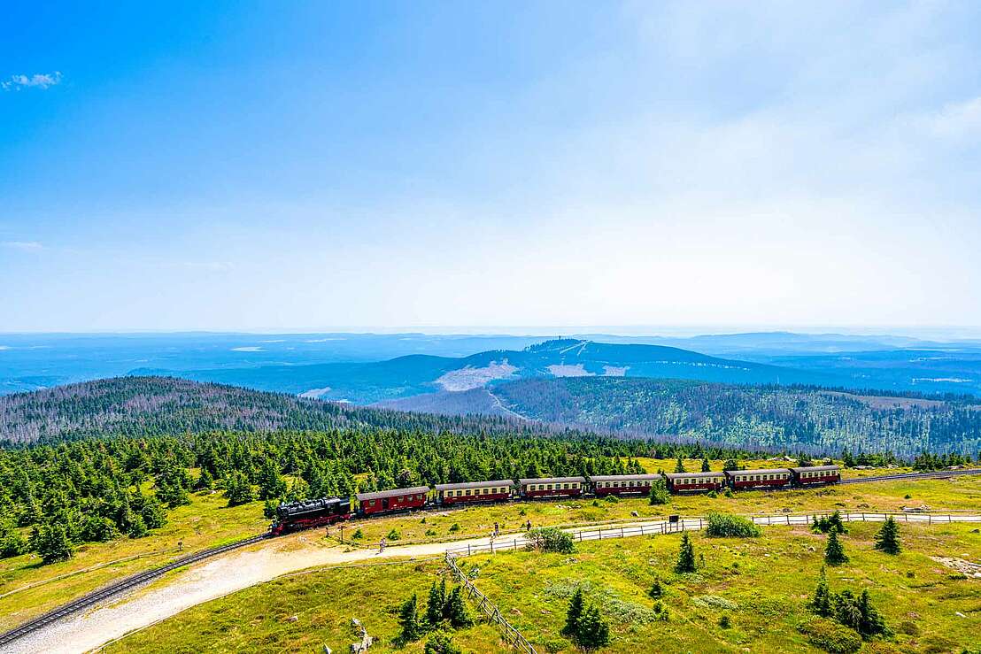 Die Harzer Schmalspurbahn auf dem Brocken