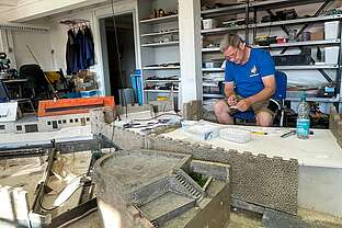 Exklusiver Blick in die Modellbauwerkstatt