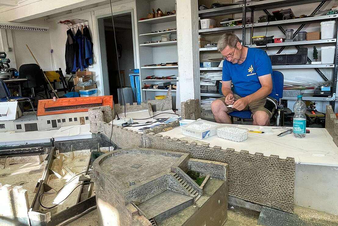 Exklusiver Blick in die Modellbauwerkstatt