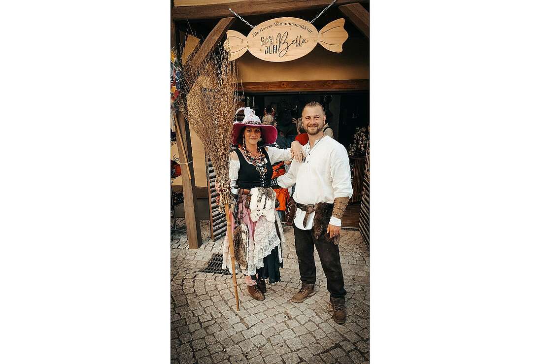 Bonbonhexe Bella und Hexer Andreas