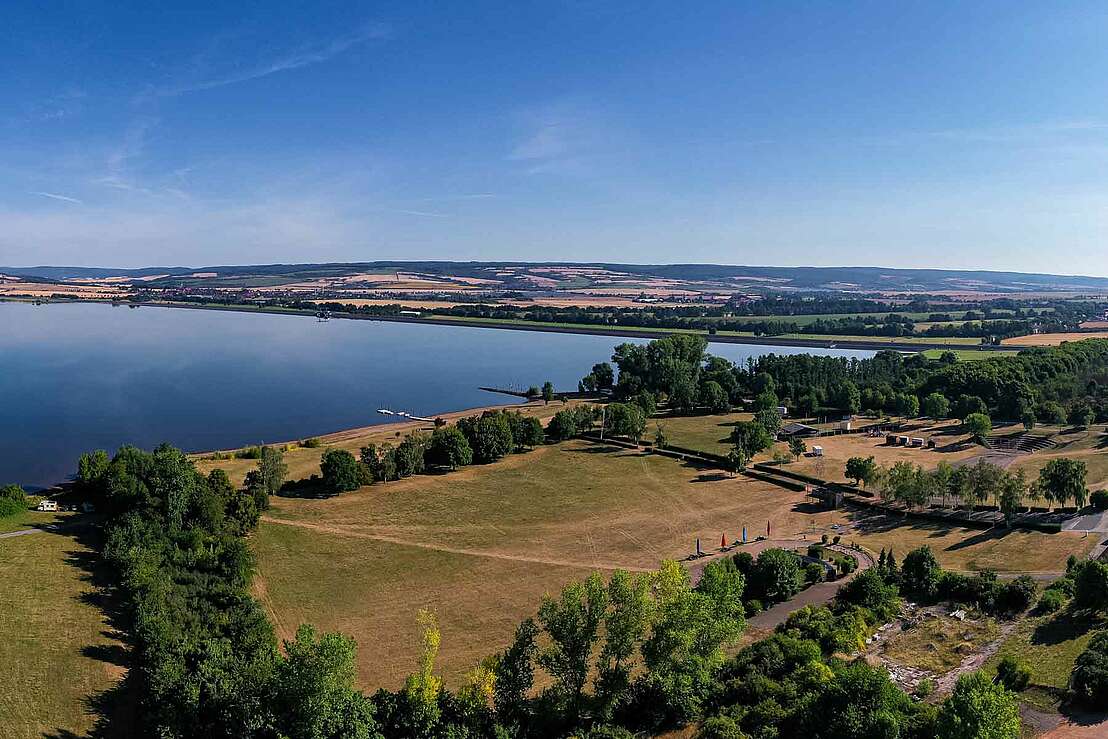 Östlicher Teil der Talsperre Kelbra