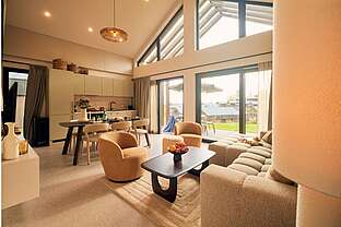 Wohnzimmer und Küche