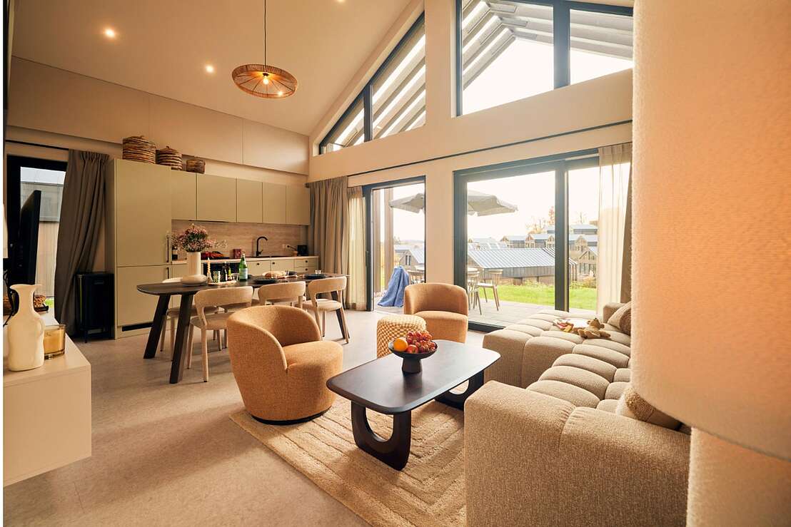 Wohnzimmer und Küche