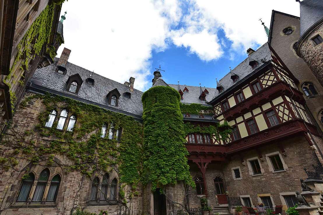 Innenhof des Wernigeröder Schlosses