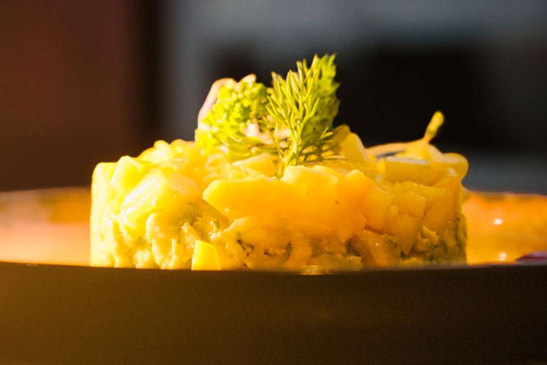 Hausgemachtes Mangotatar Hausgemachtes Mangotatar