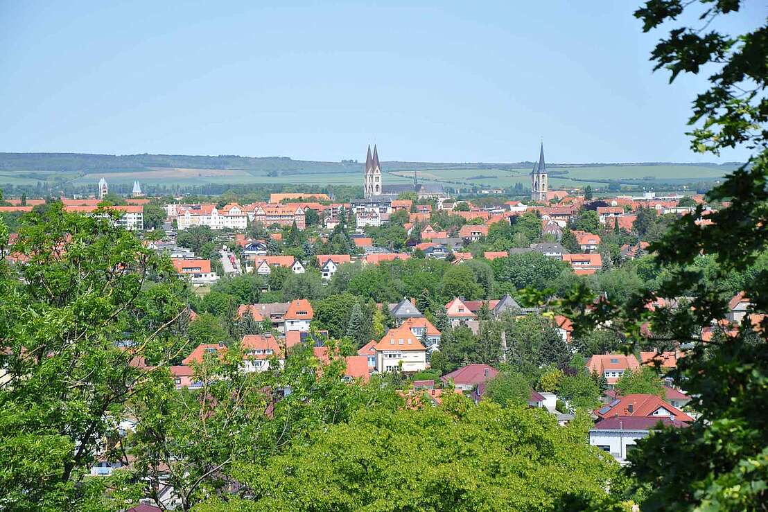 Blick vom Spiegelsberge auf Halberstadt