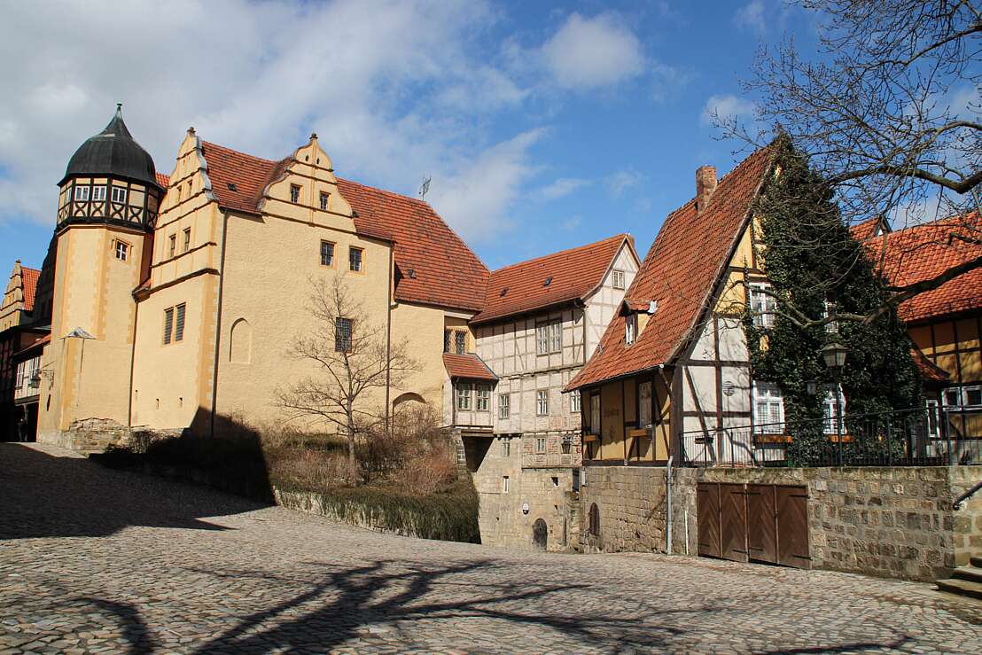 Teilansicht Schloss Quedlinburg
