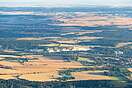 Blick von Norden über die Paulmannschen Teiche auf den Gipstagebau