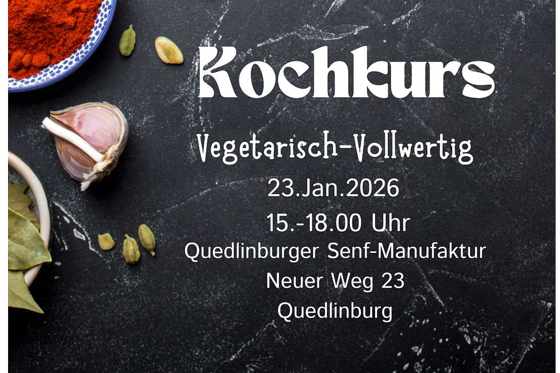 Kochkurs im Januar