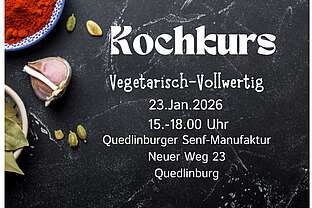 Kochkurs im Januar Kochkurs im Januar
