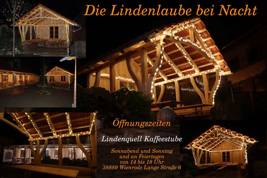 Lindenlaube bei Nacht