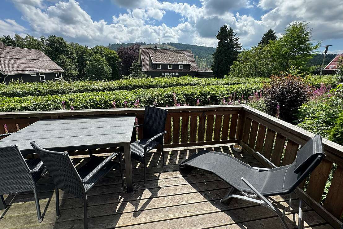 Terrasse mit Ausblick Terrasse mit Ausblick