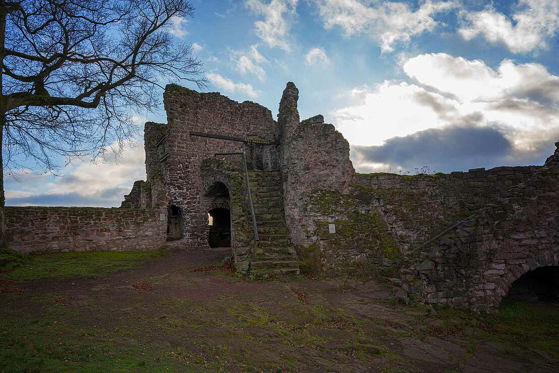 Reste der Burgmauern