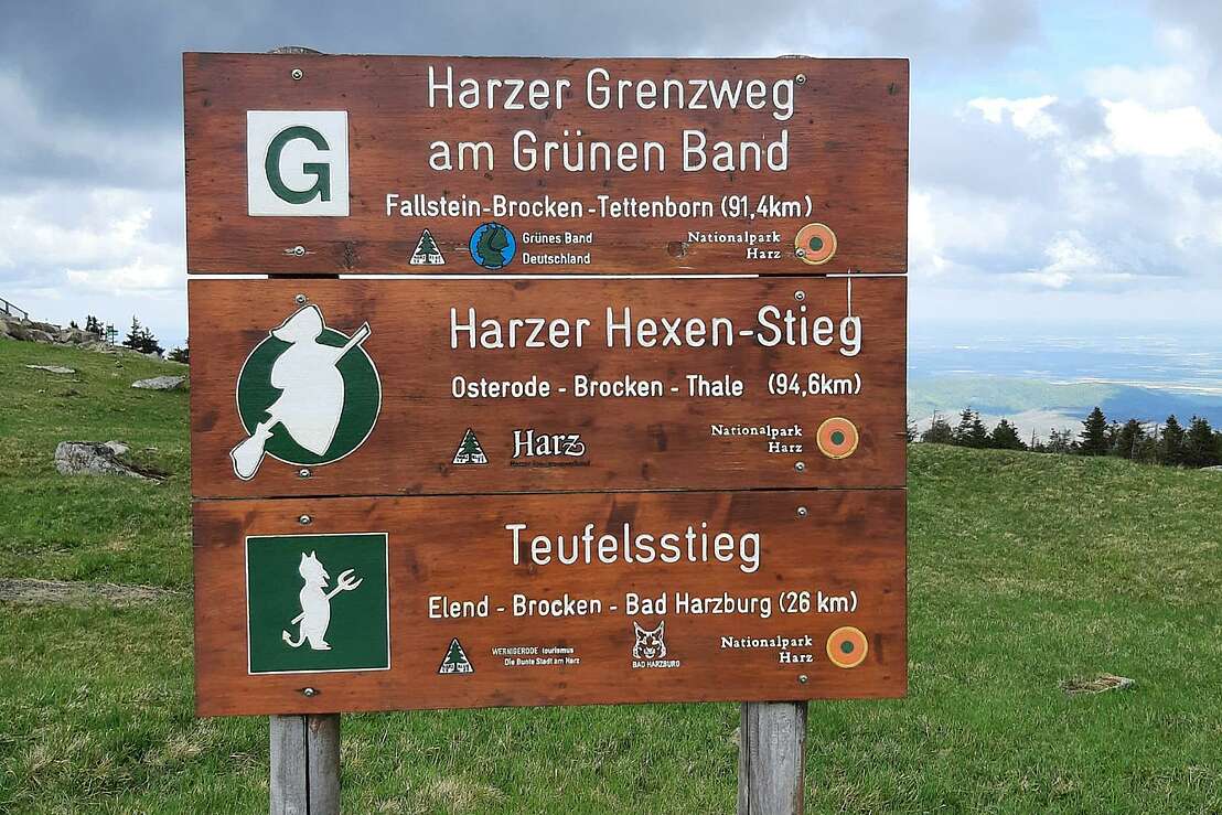 Wandertafel Harzer Hexenstieg