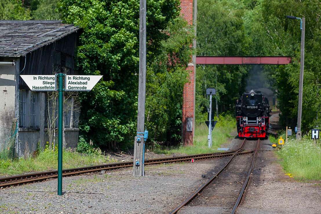 Selketalbahn bei Silberhütte