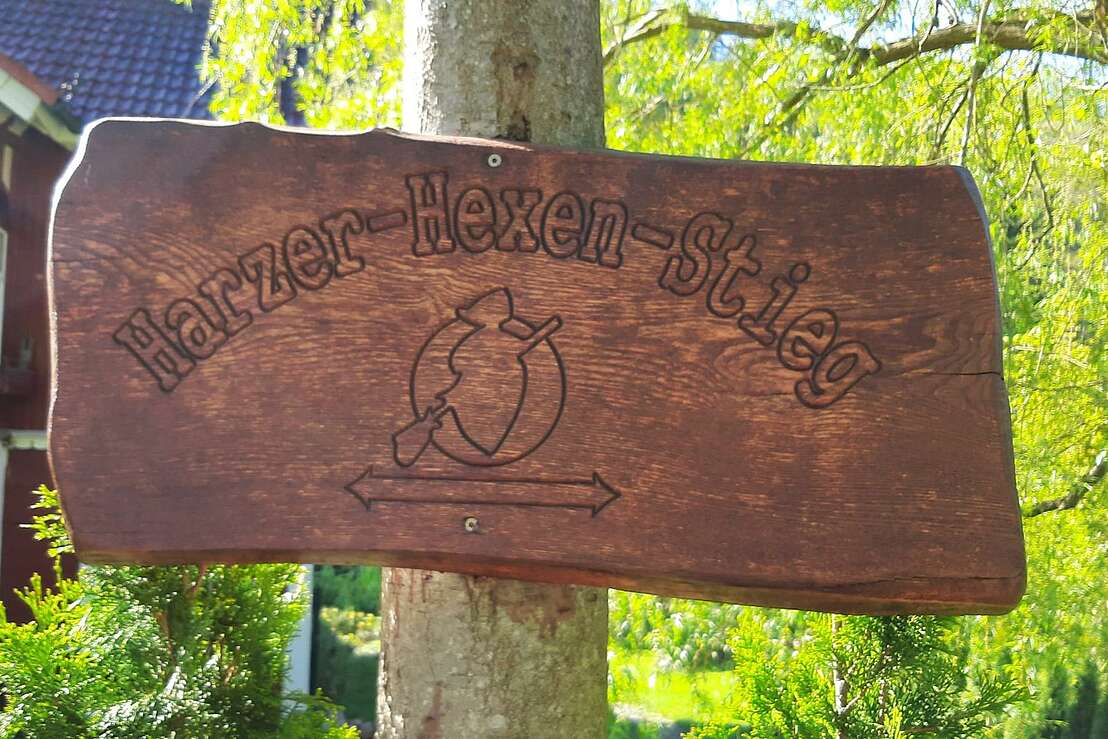 Harzer Hexenstieg Schild