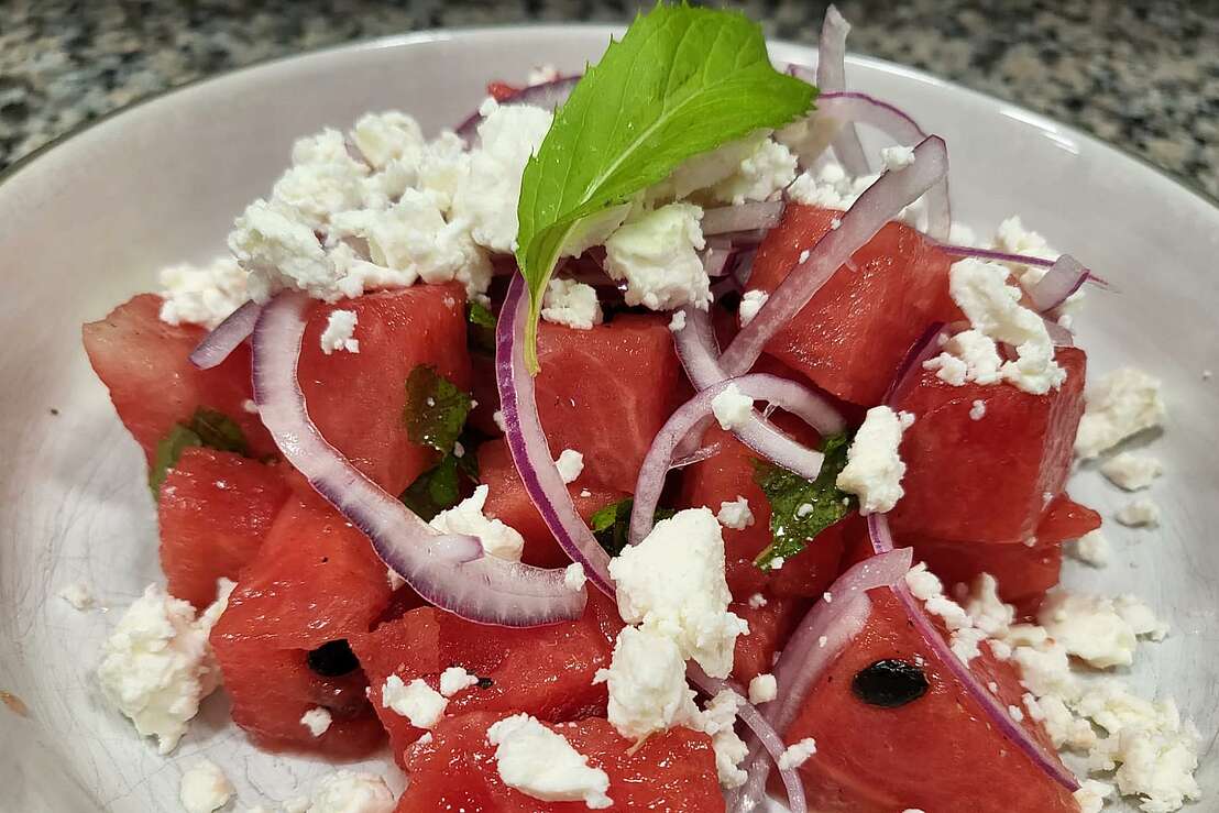 Antipasti Melonensalat