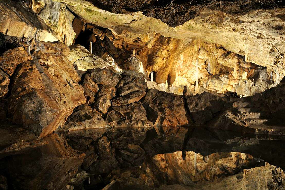 Der Höhlensee in der Baumannshöhle