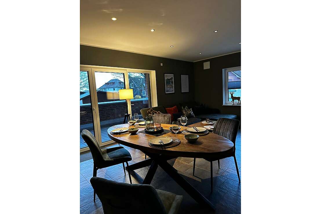 Wohnbereich in der Brocken-Suite Wohnbereich in der Brocken-Suite