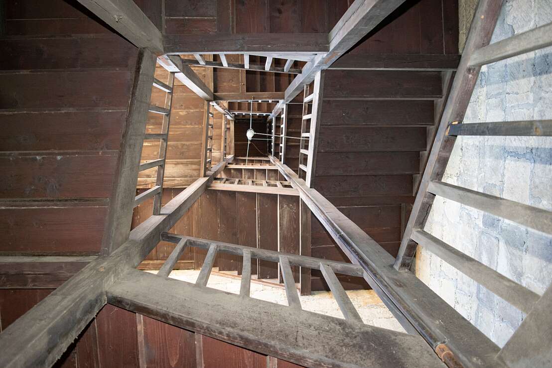 Treppenaufgang im Lindenbeinschen Turm