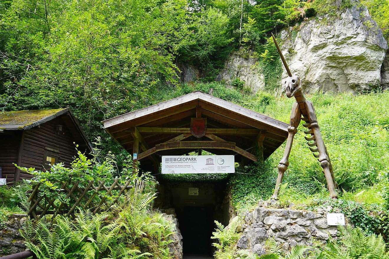 Eingang zur Einhornhöhle Scharzfeld