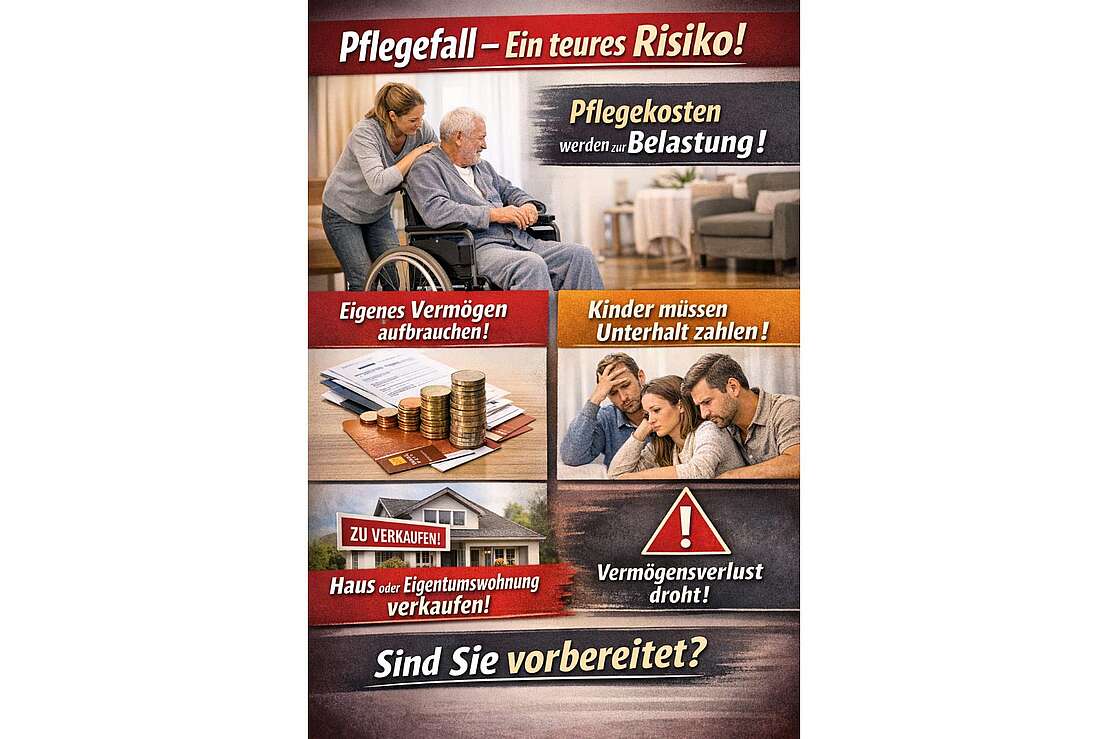 Pflegefall - Ein teures Risiko!