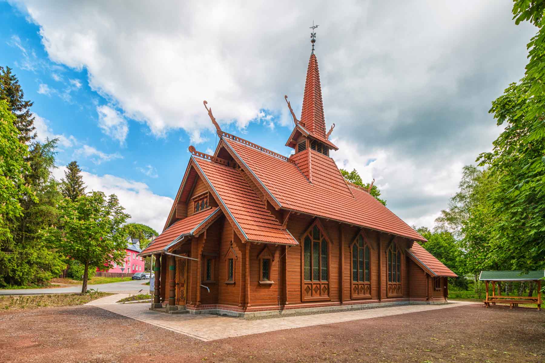 Stiege - Stabkirche