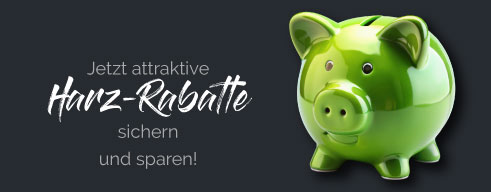 Sparschwein Harz-Rabatte