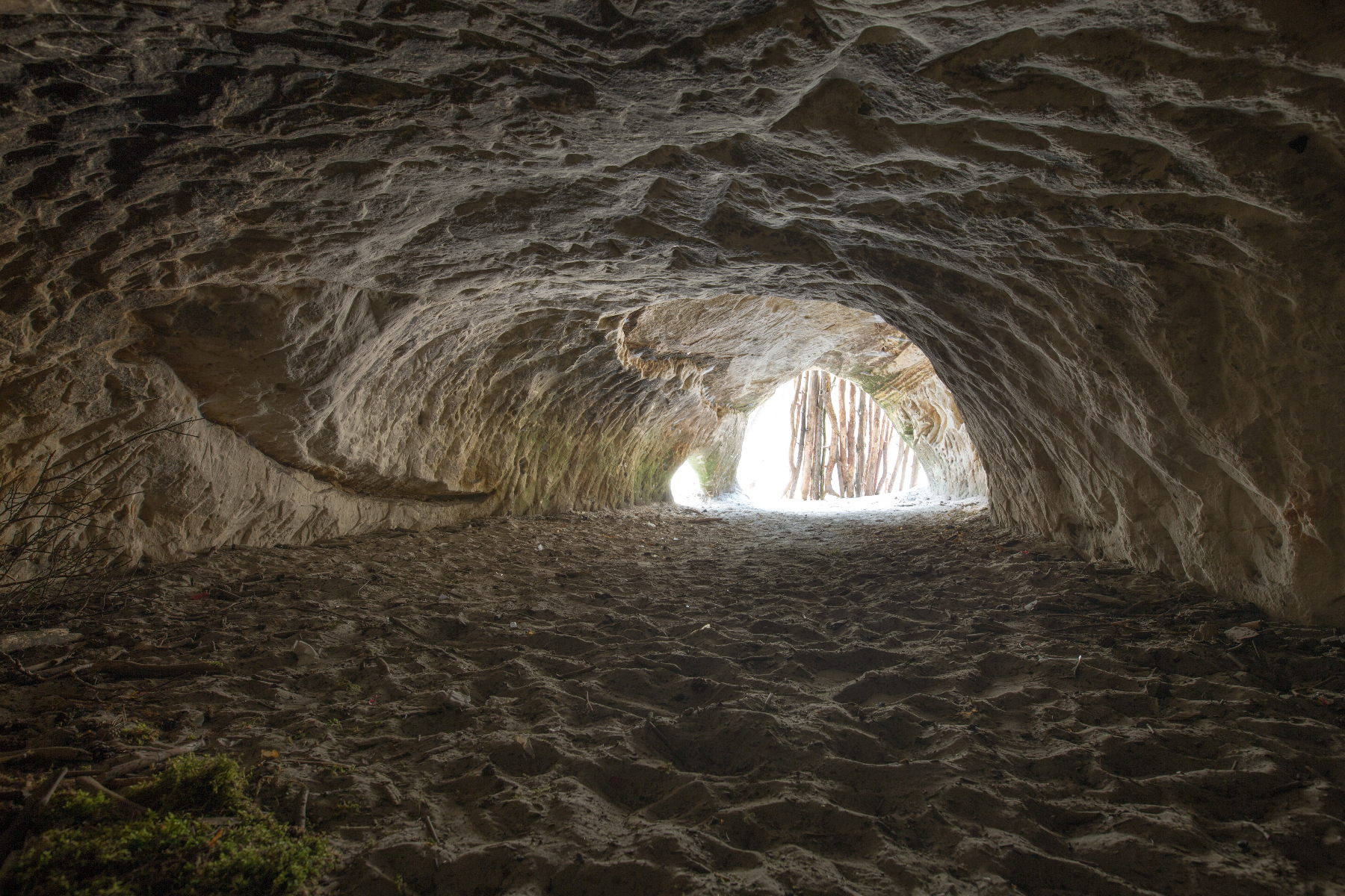 Sandsteinhöhlen von innen