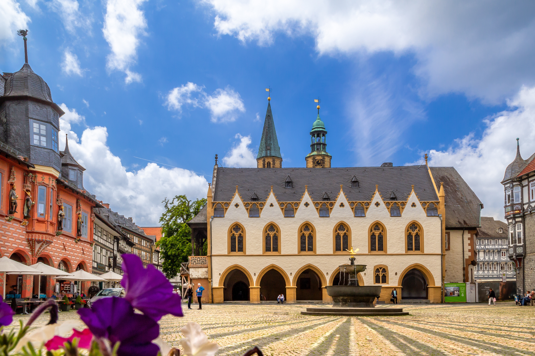 Marktplatz Goslar mit Rathaus